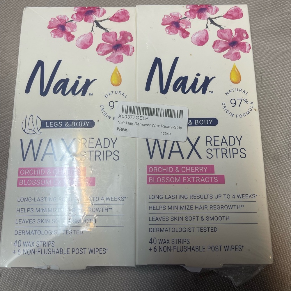 Twin Pack Nair Ready Wax Strips Legs And Body